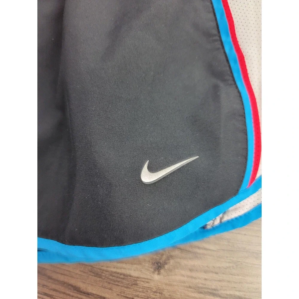 Nike Running Shorts Small Black Tempo Lined Drawstrings Gym Stretch Womens